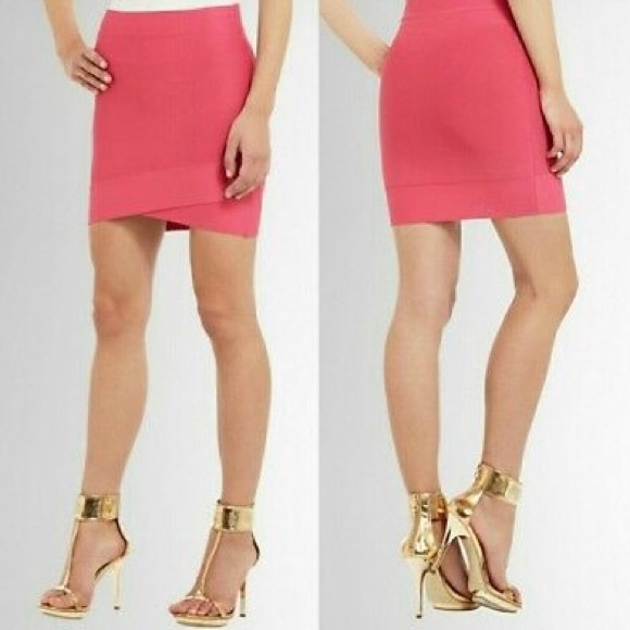 Size XXS Red BCBG MAXAZRIA Silvie Skirt - Picture 11 of 11